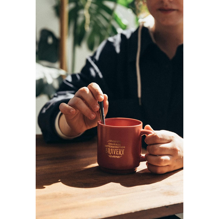 Grupo Erik Harry Potter Coffee Mug Set of 4 Hogwarts Houses - Ceramic Coffee Cups Gryffindor, Slytherin, Ravenclaw and Hufflepuff - Mug Set, each 300 ml