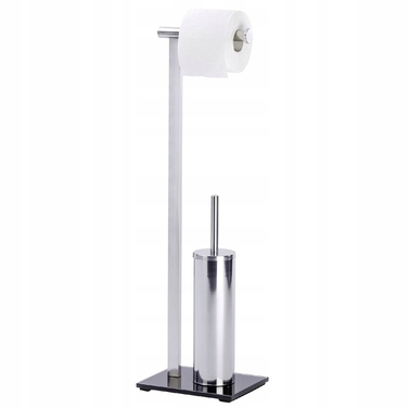 Підлоговий ершик для унітазу Wenko з металевим тримачем та контейнером