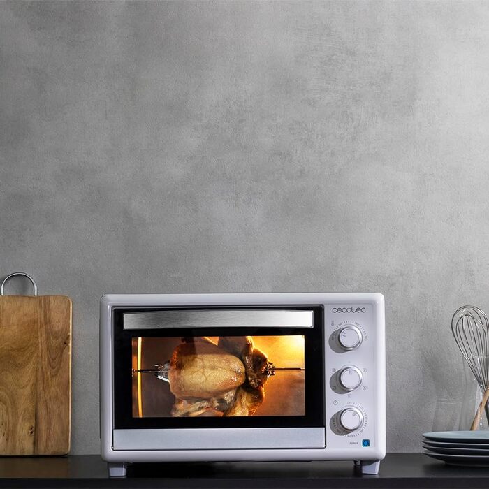 Мультиварка Cecotec Bake&Toast 1090 Black: 1000 Вт, таймер 60 хв, регулювання температури до 230ºC, 30 л