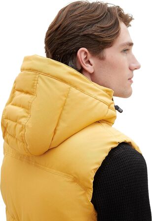 Жилет чоловічий Tom Tailor з капюшоном, утеплений, артикул 1037355 (XXL, Golden Fall)