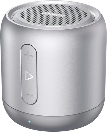Портативна Bluetooth колонка Anker Soundcore Mini, срібна: 15 годин роботи, FM радіо, потужний бас