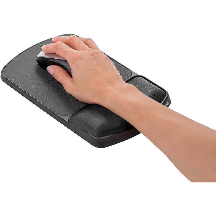 Квадратний гель-килимок для миші Fellowes Square Gel Mouse PAD 91741, колір графіт