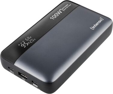Powerbank Intenso HE20000: акумулятор 20000mAh з Power Delivery 100W, USB-C, сірий-чорний