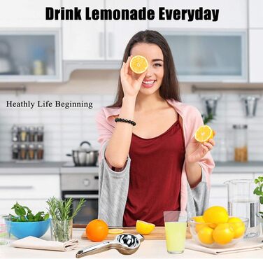 Ручна прес для цитрусових: вичавлювання соку лимона та лайма, преміум якість, міцна конструкція