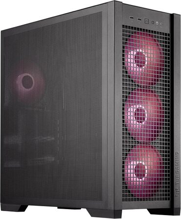 Корпус ПК ASUS TUF Gaming GT302 ARGB Black - Mid-Tower ATX з 4 вентиляторами ARGB, чорний