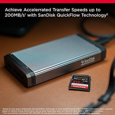 Карта пам'яті SanDisk Extreme PRO SDXC UHS-I 1 TB, V30, U3, швидкість до 200 МБ/с, для 4K UHD відео