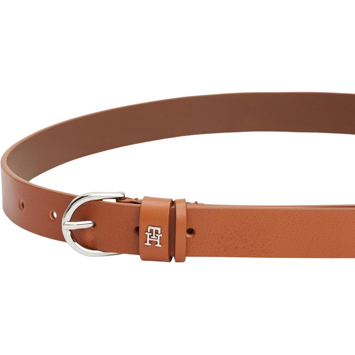 Ремінь жіночий Tommy Hilfiger Essential Effortless 2.5 Sv Aw0aw17279, регульований, коричневий (коньяк), 70 см