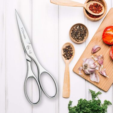 Кухонні ножиці 3 Claveles 404 з нержавіючої сталі, ковані, 20 см, серія Grand Cuisine