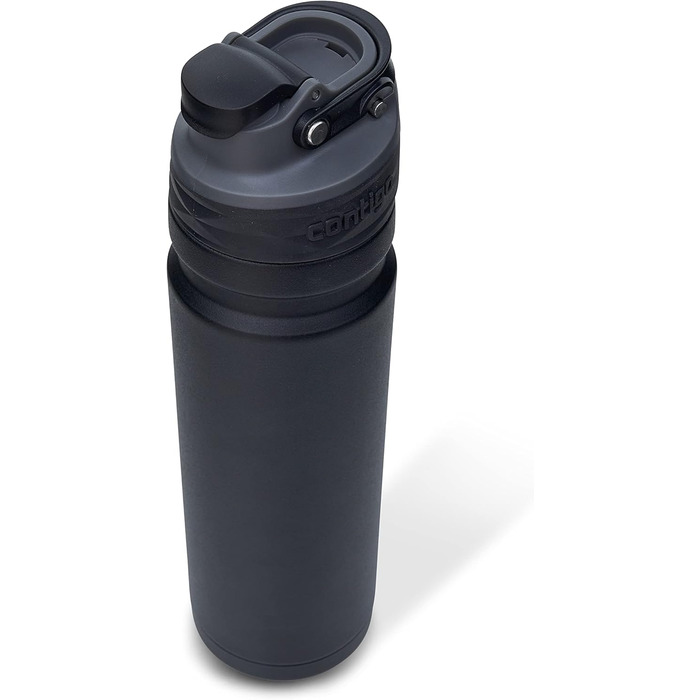 Contigo Free Flow Stainless Steel Water Bottle, 100% Leak-Proof, Large BPA-Free Insulated Thermo Water Bottle, Keeps Drinks Cold for Up to 29 Hours, Premium Outdoor Iso-Sport Bottle, 700 ml