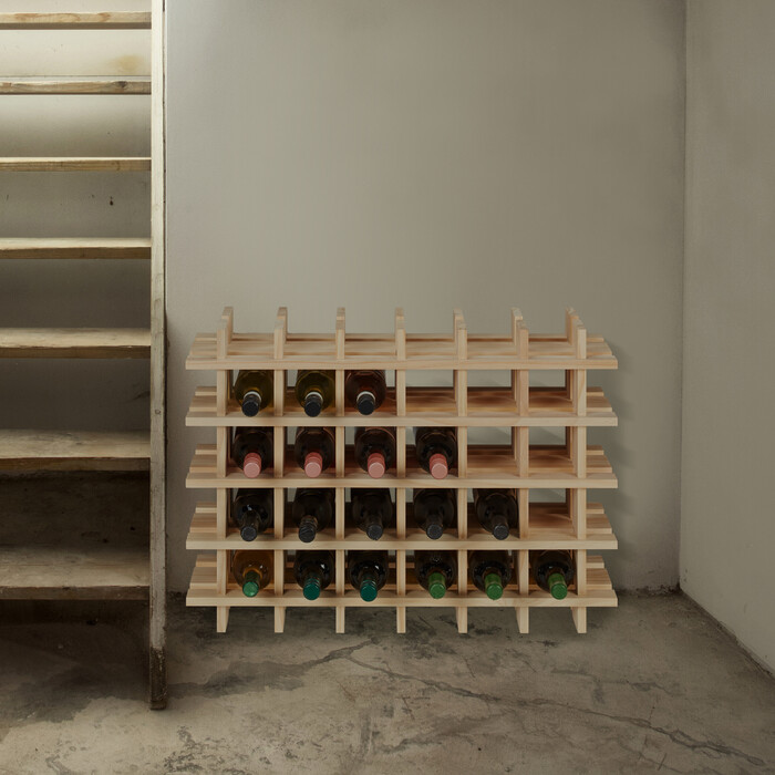 24-Bottle Wine Rack