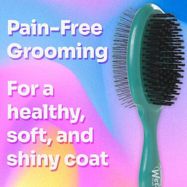 Щітка Wet Brush Ultimate Dual-Sided для собак, котів та кроликів - ультрам'яка IntelliFlex, турквіз блакитний