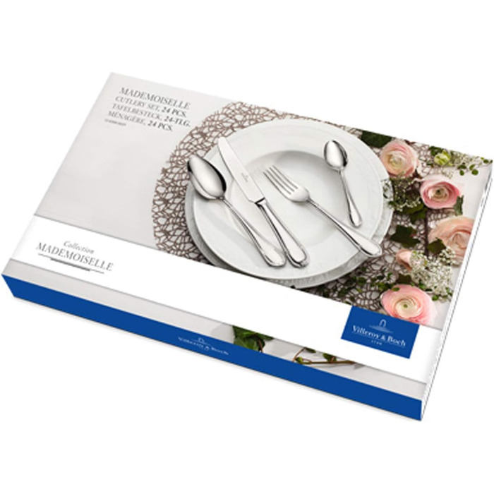 Villeroy & Boch Cutlery Sets 12-6359-9037, Metal, 24-Piece, Single