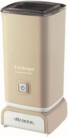 Електричний капучинатор Ariete Vintage 2878 – ретро стиль, 500W, 250мл, блакитний (бежевий)
