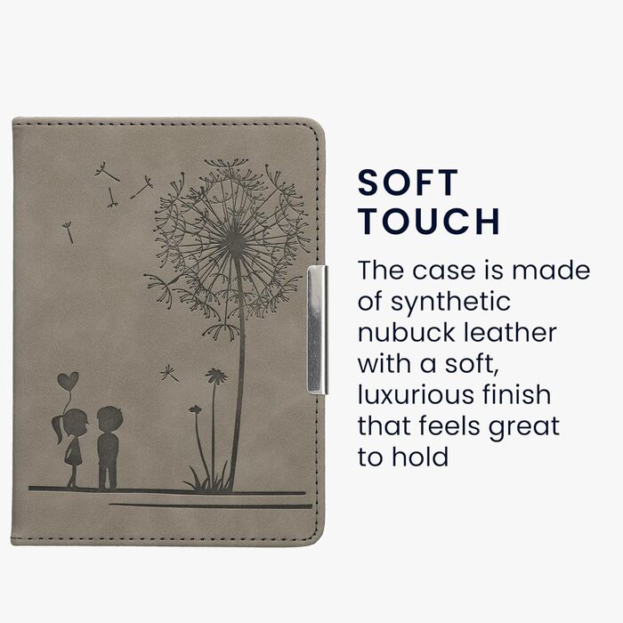 Чохол kwmobile для Tolino Vision 1/2/3/4 HD - з штучної шкіри, дизайн 