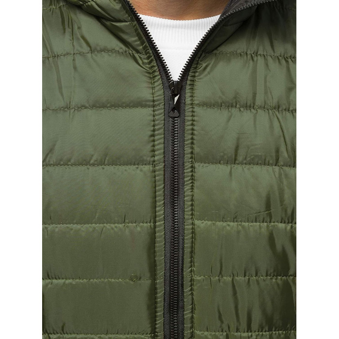 Чоловіча степкова жилетка OZONEEE з капюшоном, без рукавів, спортивна, для активного відпочинку, розмір M, зелена