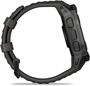 Garmin Instinct 2 – GPS-годинник з нескінченним часом роботи акумулятора (Solar, Шкіряно-сірий, 50 мм)