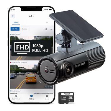 Відеореєстратор Thinkware F70 Pro 1080P з Wi-Fi, G-сенсором, нічним баченням та паркувальним режимом (32GB)