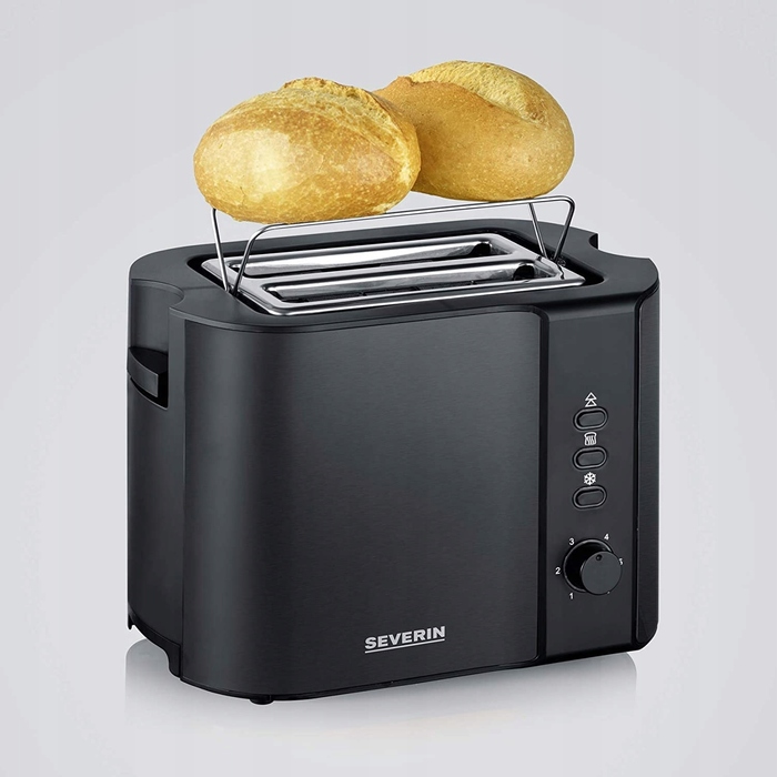 Тостер Severin AT 9552, чорний, 800 Вт