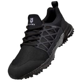 Робочі черевики SUADEX: дихаючі, з металевим носком, для чоловіків та жінок, чорні, розміри 37-48 EU