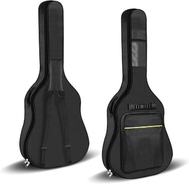 Чохол для гітари 41 дюйм, велика місткість, водонепроникний, потовщений, стійкий до розривів, підходить для гітар 39, 40, 41 дюймів