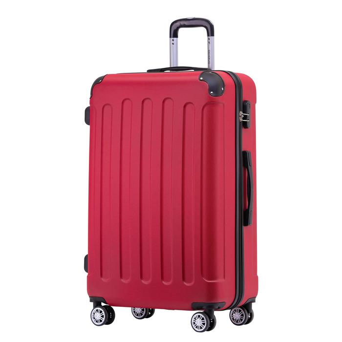 Набір валіз Beibye Hartschalen: M, L, XL з ABS матеріалу, ручна класть, телескопічна ручка, коліщата, захисне замкове механізм