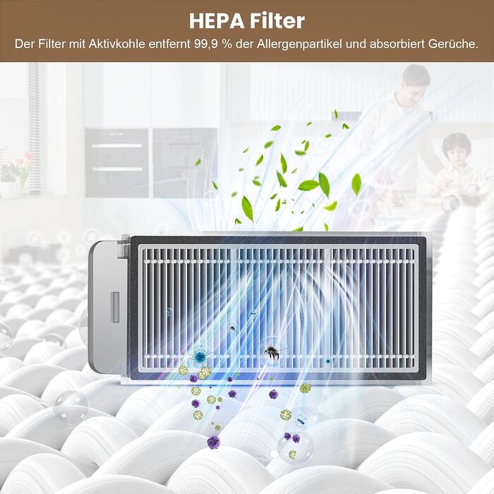 Набір аксесуарів для робота-пилососа Dreame L20 Ultra: 2 основні щітки, 6 мішків для пилу, 4 серветки для миття, 4 HEPA-фільтри, 4 бічні щітки, 1 щітка для чищення