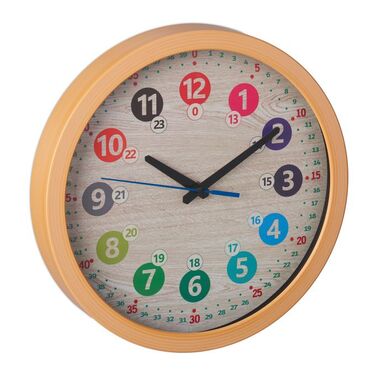 Relaxdays Colorful Wall Clock for Children