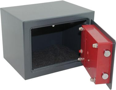 Електронний міні-сейф Safe Tresor для стін, шаф та меблів (сірий)