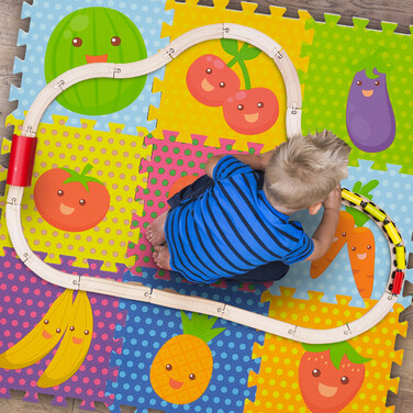 Relaxdays Fruit Puzzle Mat