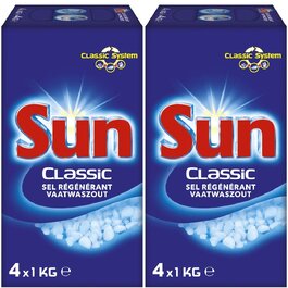 Регенеруюча сіль для посудомийних машин Sun, 4 кг, 2 шт (набір)