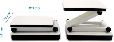 LED лампа для столу мобільна, складна, 3 режими яскравості – ідеально для подорожей