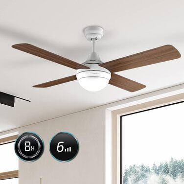Стельовий вентилятор Cecotec EnergySilence Aero 4250 Fresh 106 см з LED підсвіткою та пультом ДУ
