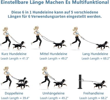 Набір собачий: повід та нашийник з м'якої шкіри (2м) - регульований повід, стильна рожева металева застібка та нейлонові повідки для цуценят, собак маленьких, середніх та великих порід, сірий колір, S (обхват шиї 31-43 см, ширина 2 см), сірий