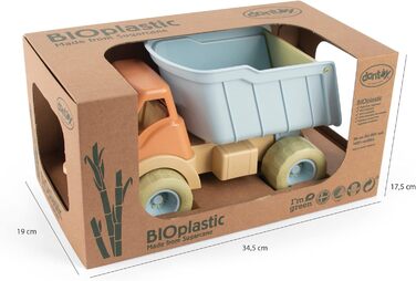 Dantoy - Bio Truck – From 2 Years - Large truck with plenty of space on the cargo bed - Toy - Made of bioplastic - For imaginative role-playing - Machine washable - Made in Denmark