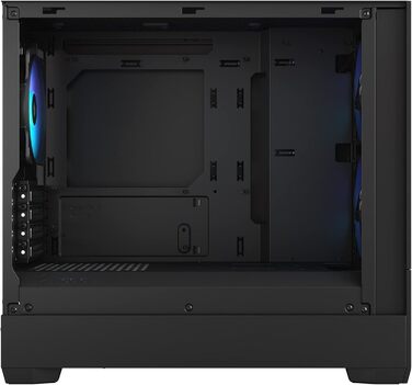 Корпус для ПК Fractal Design Pop Mini Air RGB Black з темперованим склом та сіткою Honeycomb Mesh – 3 RGB вентилятори, підтримка mATX