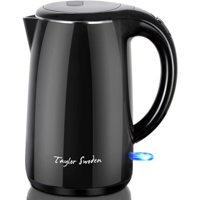 Електричний чайник Taylor Swoden Ryan з нержавіючої сталі, 1.7 л, чорний