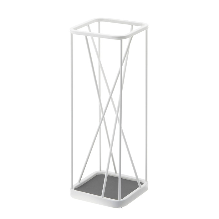 Підставка для парасольок YAMAZAKI Nine Square, сталева, біла, 17 x 17 x 45.5 см