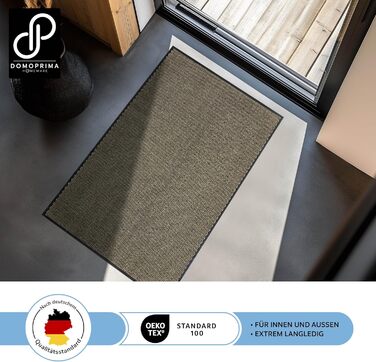 DOMOPRIMA Commercial Grade Entrance Mat - 90x150cm - Non-Slip, Weatherproof, Washable Entrance Mat for Indoor/Outdoor Use