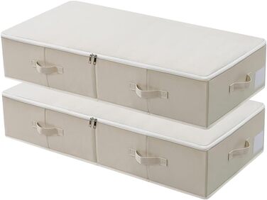 Складана коробка для зберігання під ліжком, 90x42x18 см, з ручками та блискавкою, чорно-сіра, органайзер для ковдр та одягу