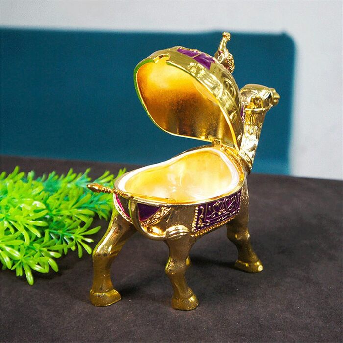 Sugar Bowls, Decorative Trinket Boxes, Metal Camels, Figurines, Sugar Glass for Kitchen Countertops, Cafe