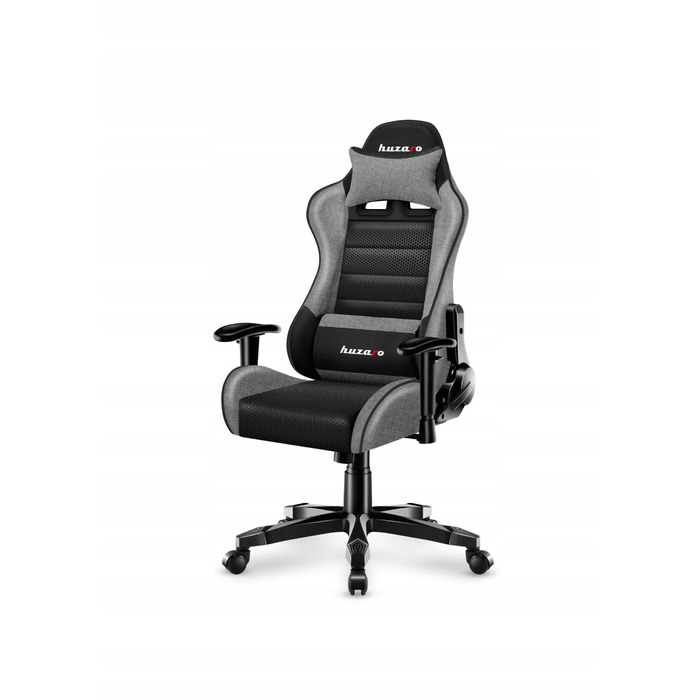 Ігрове крісло Huzaro Ranger 6.0, тканина, чорно-сіре