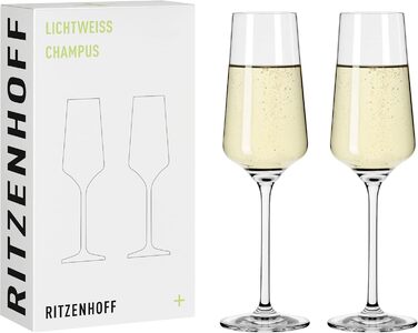 Набір келихів для білого вина RITZENHOFF Lichtweiss (2 шт.) - 400 мл, Made in Germany