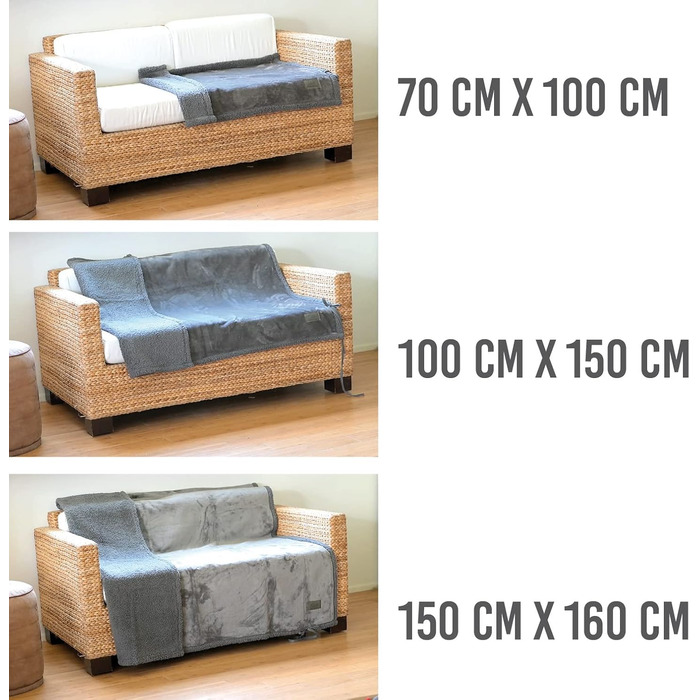 Водонепроникний килимок для собак 150x160 см | Практичний, для подорожей, авто, дивану | Легкий, зручний, миється | 150x160 см