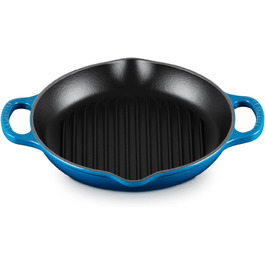 Чавунна гриль-сковорода Le Creuset Signature, квадратна, 26 см, для всіх типів плит, індукційна, 2,86 кг, колір Марсель