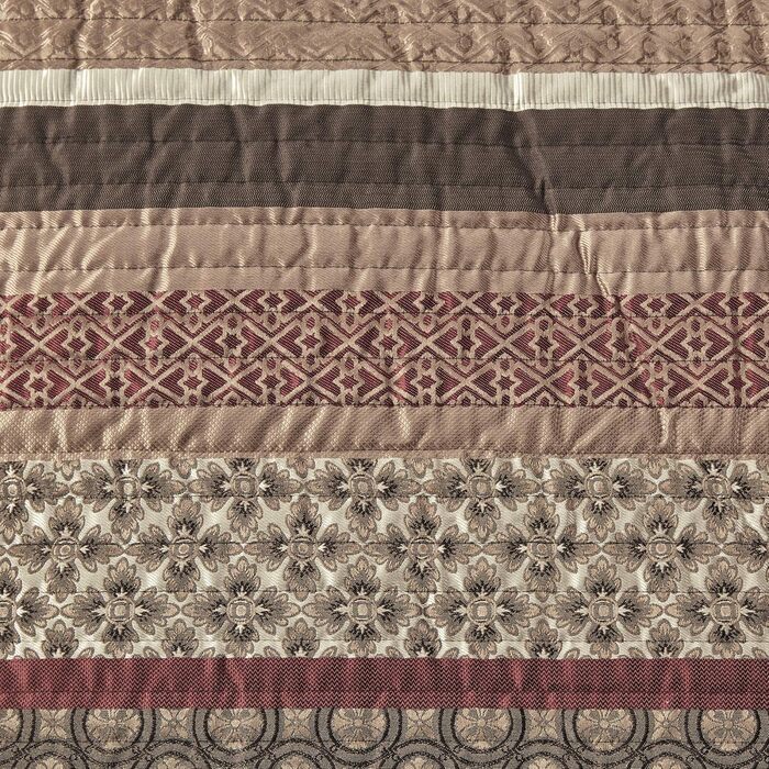 Комплект постільної білизни Madison Park Princeton: ковдра, покривало, наволочки, декоративна подушка, блакитний, Full/Queen (90'x90'), 5 предметів