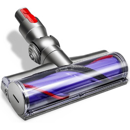Насадка-турбощітка DAMAIYI для пилососів Dyson V7, V8, V10, V11, V15 - універсальна, для килимів, підлоги, плитки, з прямим приводом
