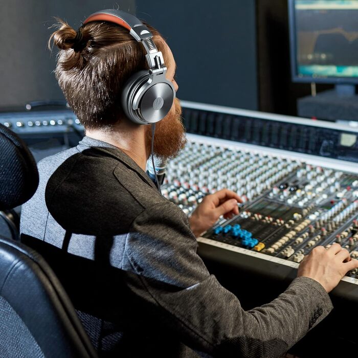 OneOdio Pro 50: Hi-Fi навушники для студії та DJ, 50 мм драйвер, Share-Port, 6.35/3.5 мм, для подкастів, телефону, ПК