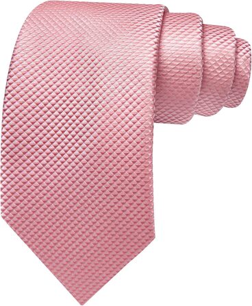 Комплект краваток Barry.Wang: краватка, кишеньковий хустинка та запонки (солідно-рожевий) для весілля та ділових зустрічей