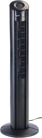 Турбовентилятор Sichler для дому: потужний вентилятор-колона з дистанційним керуванням, осциляція 90°, 55 Вт