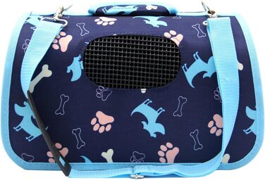 Транспортувальна сумка для котів BPS, 3 розміри S/M/L, блакитна (37 x 20 x 22 см)